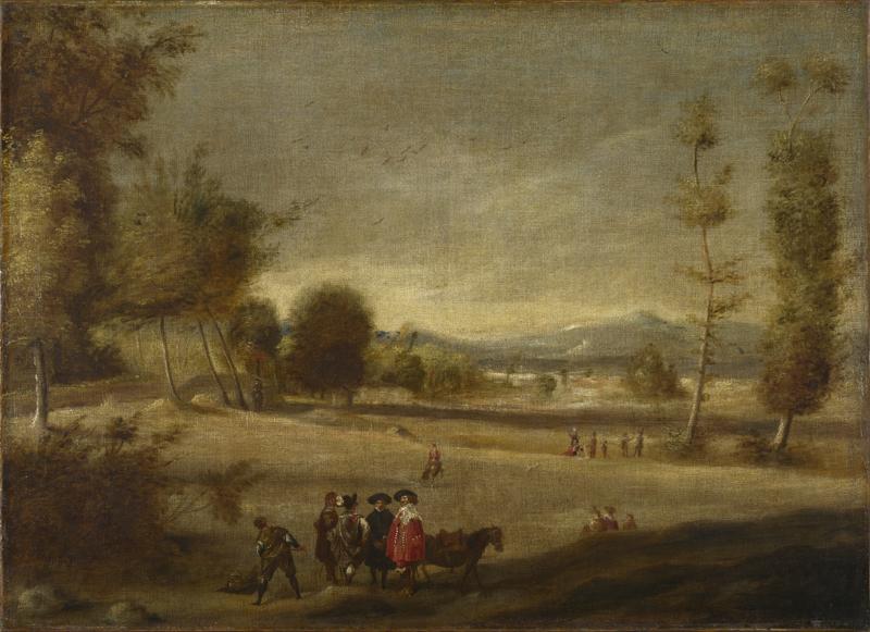 Spanish - Landscape with Figures