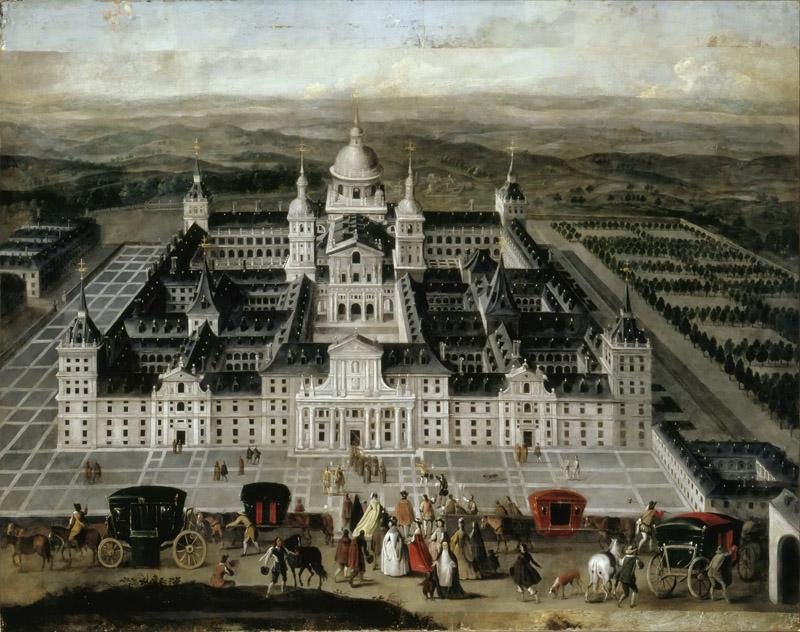 Spanish School -- View of the Escorial Palace