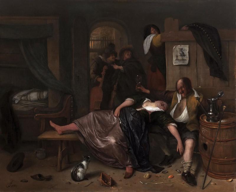Steen, Jan Havicksz. -- Het dronken paar, 1655-1665