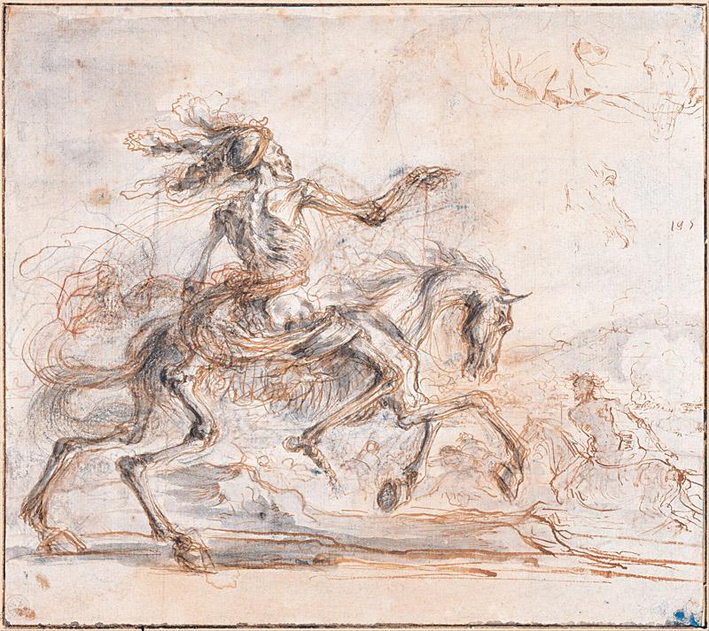 Stefano della Bella (1610-1664)-Death on the Battlefield