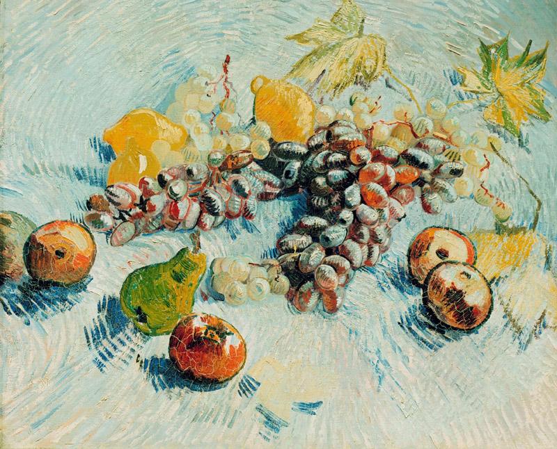 Still Life with Apples, Pears, Lemons and Grapes