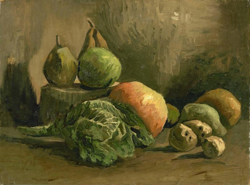 Still-Life with Vegetables and Fruit