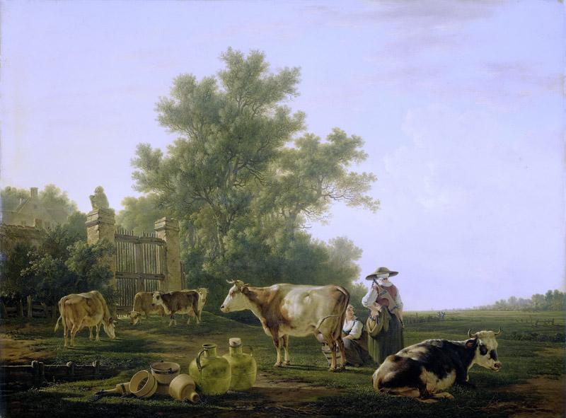 Strij, Jacob van -- Melktijd, 1800-1815