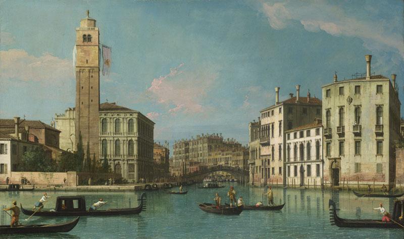 Studio of Canaletto - Venice - Entrance to the Cannaregio