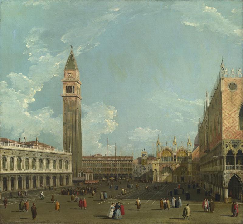 Studio of Canaletto - Venice - The Piazzetta from the Molo