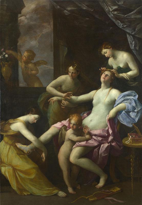 Studio of Guido Reni - The Toilet of Venus