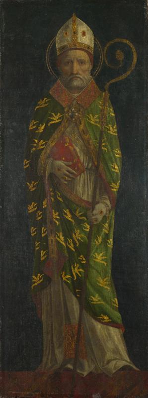 Style of Ambrogio Bergognone - Saint Ambrose