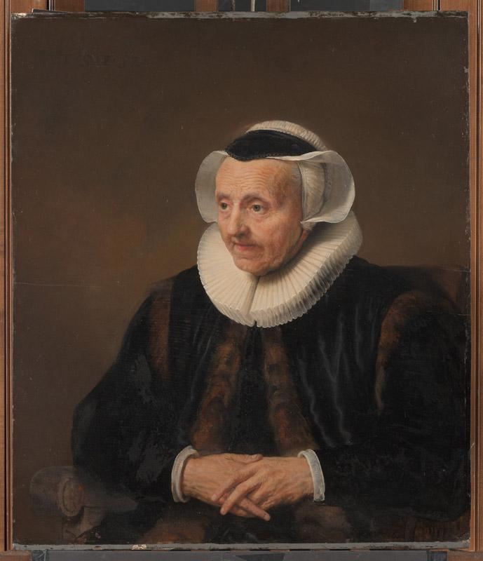Style of Jacob Backer--Portrait of an Old Woman