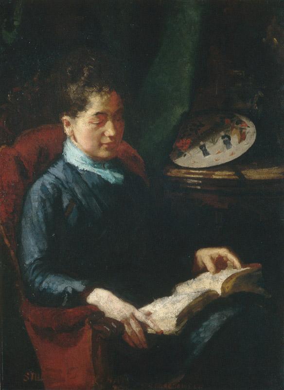 Susan Macdowell Eakins--Woman Reading
