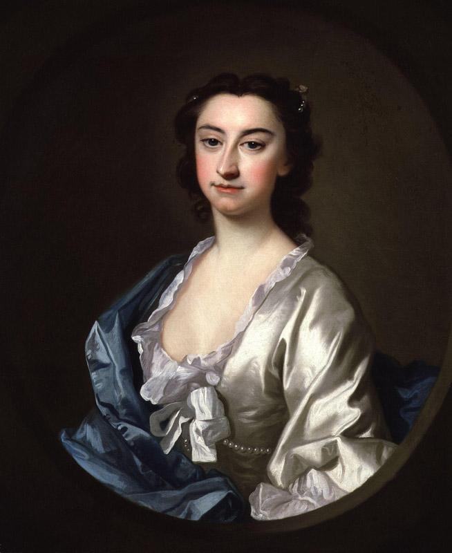 Susannah Maria Cibber (nee Arne) by Thomas Hudson