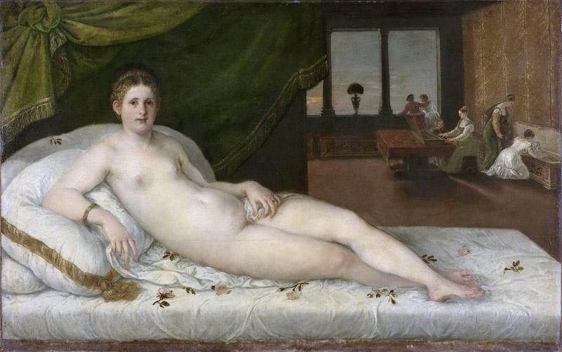 Sustris, Lambert -- Liggende Venus, 1540-1565