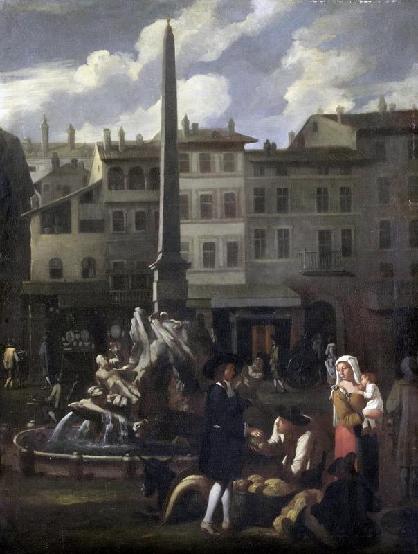 Sweerts, Michael -- Markttafereel in Rome, 1650-1680