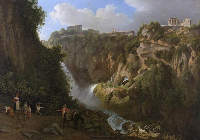 Teerlink, Abraham -- De waterval van Tivoli, 1824