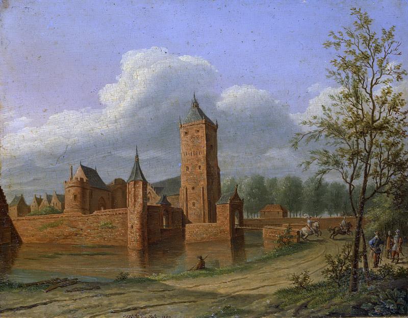 Teyler van Hall, Jan Jacob -- Slot Batestein bij Vianen, 1840