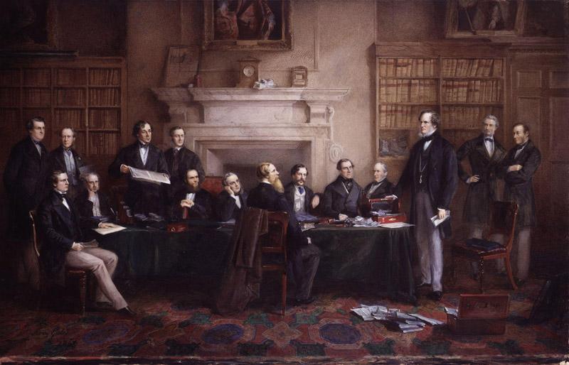 The Derby Cabinet of 1867 by Henry Gales