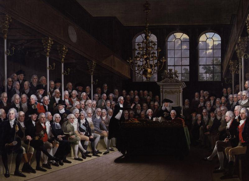 The House of Commons 1793-94 by Karl Anton Hickel