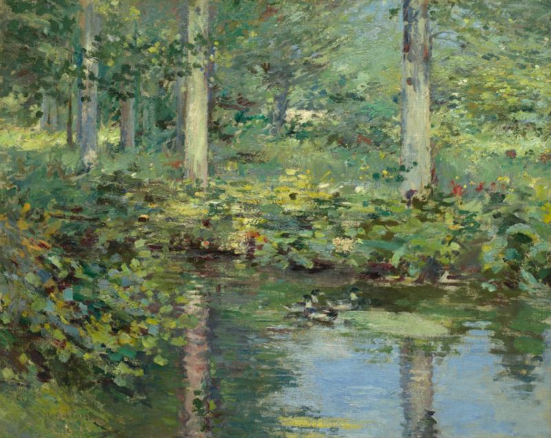 Theodore Robinson - The Duck Pond, ca. 1888-1893