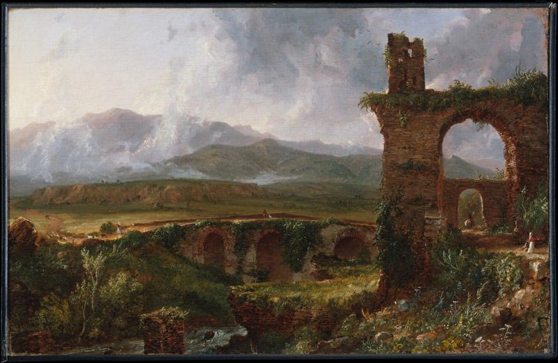 Thomas Cole--A View near Tivoli (Morning)