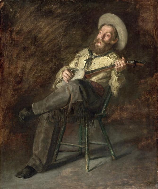 Thomas Eakins, American, 1844-1916 -- Cowboy Singing