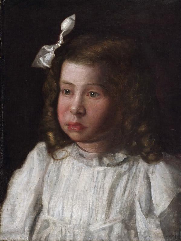 Thomas Eakins, American, 1844-1916 -- Portrait of a Little Girl