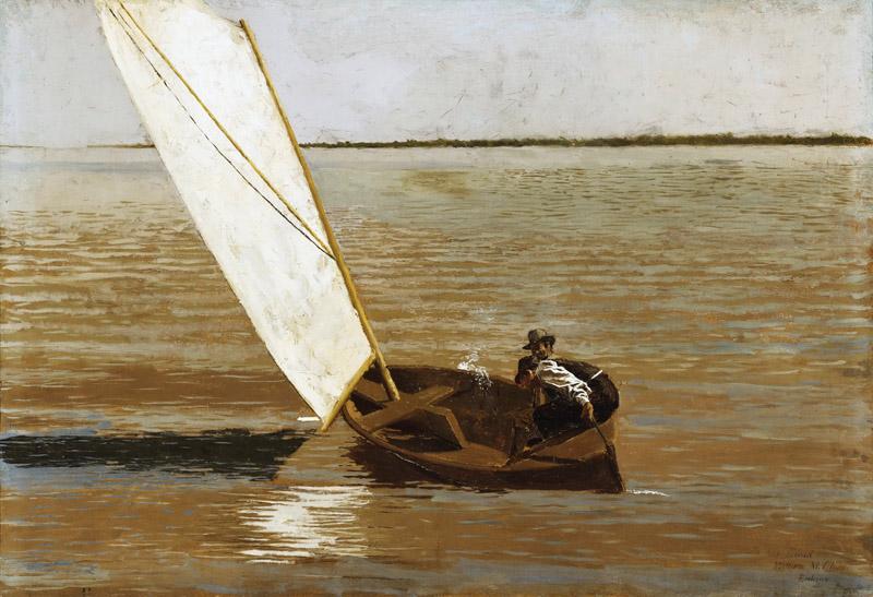 Thomas Eakins, American, 1844-1916 -- Sailing