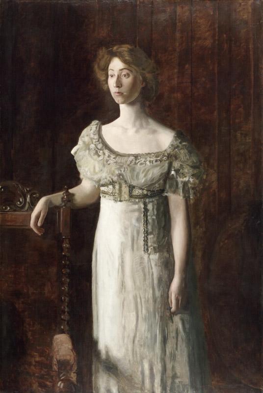 Thomas Eakins, American, 1844-1916 -- The Old-Fashioned Dress (Portrait of Helen Montanverde Parker)