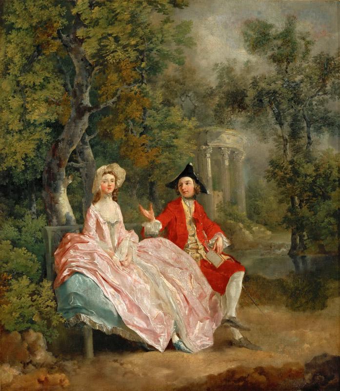 Thomas Gainsborough -- Conversation in a Park