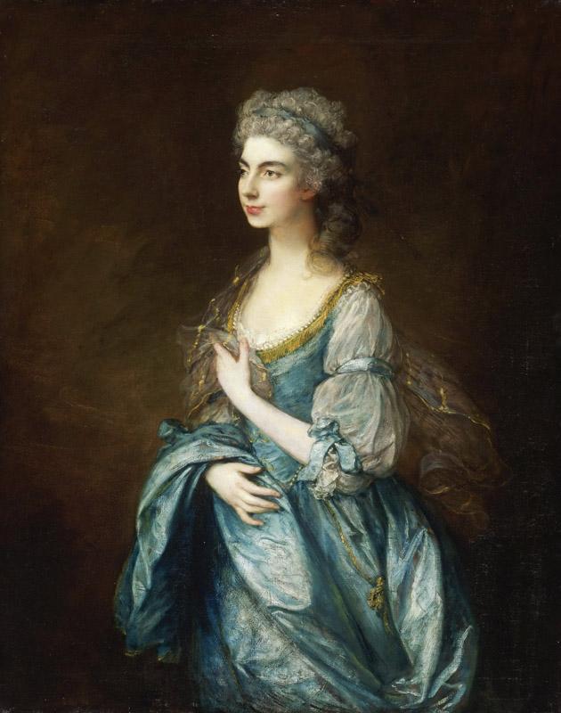 Thomas Gainsborough, English, 1727-1788 -- Portrait of Lady Rodney (nee Anne Harley)