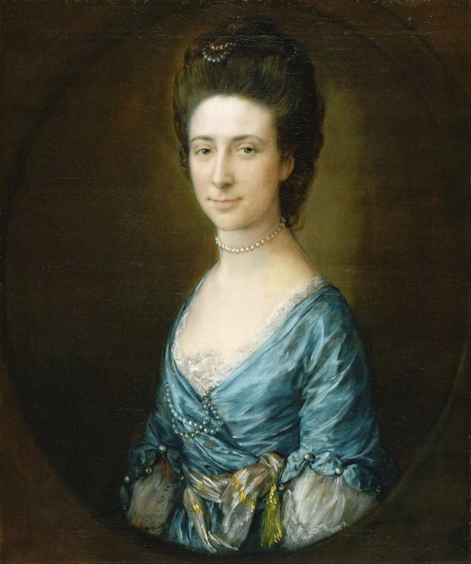 Thomas Gainsborough, English, 1727-1788 -- Portrait of Mrs