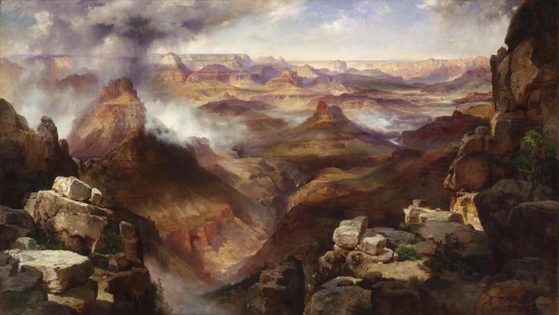 Thomas Moran, American, 1837-1926 -- Grand Canyon of the Colorado River