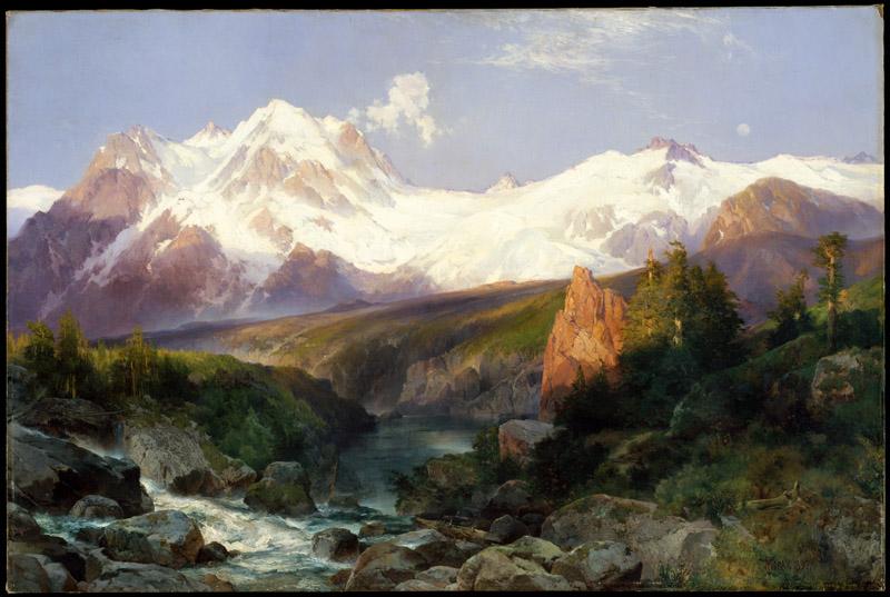 Thomas Moran--The Teton Range