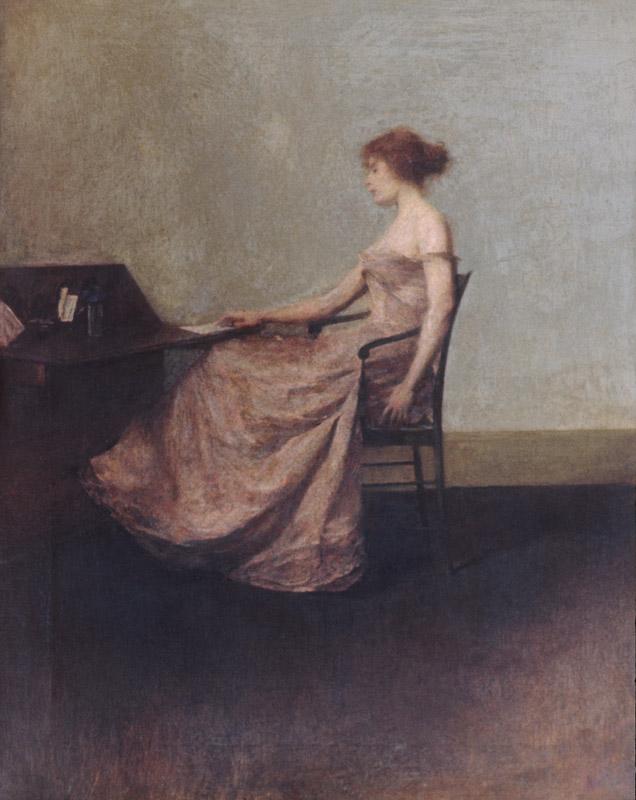 Thomas Wilmer Dewing--The Letter