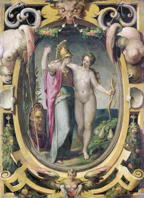 Tibaldi, Pellegrino -- Venus en Minerva, 1590-1620
