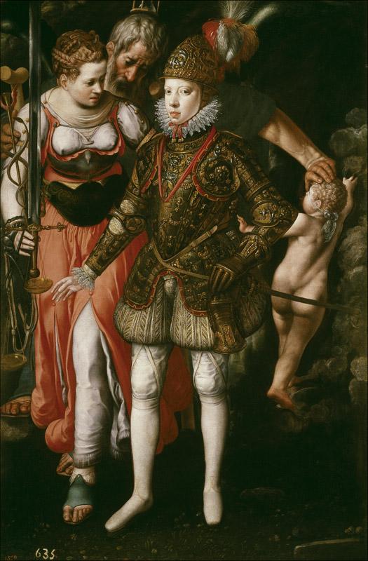 Tiel, Justus-Alegoria de la educacion de Felipe III-158 cm x 105 cm