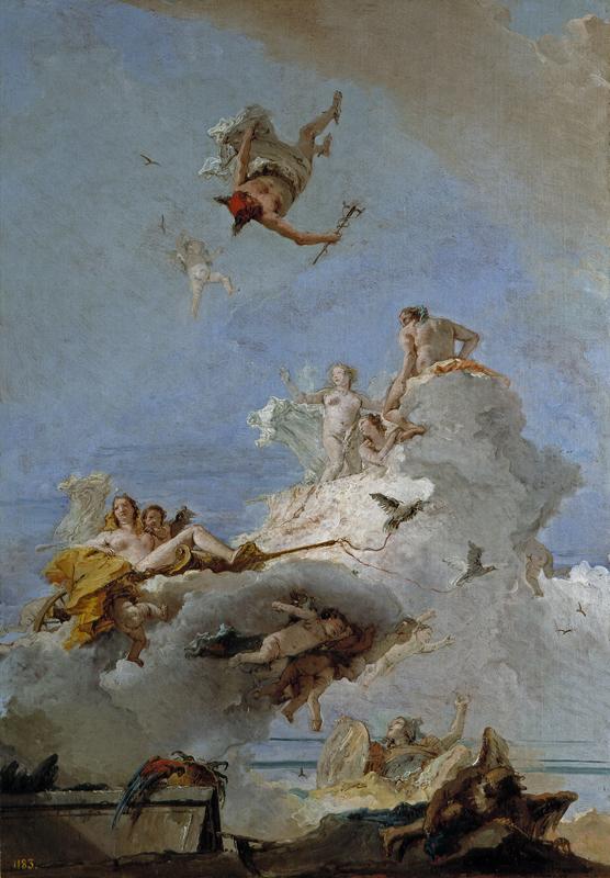Tiepolo, Giambattista - El Olimpo, o Triunfo de Venus, 1761-64