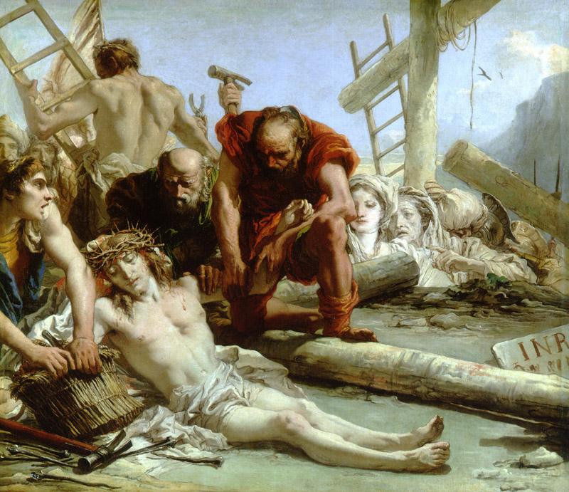 Tiepolo, Giandomenico-La Crucifixion-124 cm x 144 cm