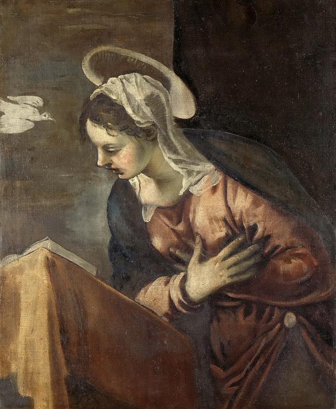 Tintoretto, Jacopo -- De verkondiging aan Maria Maria, 1560-1585