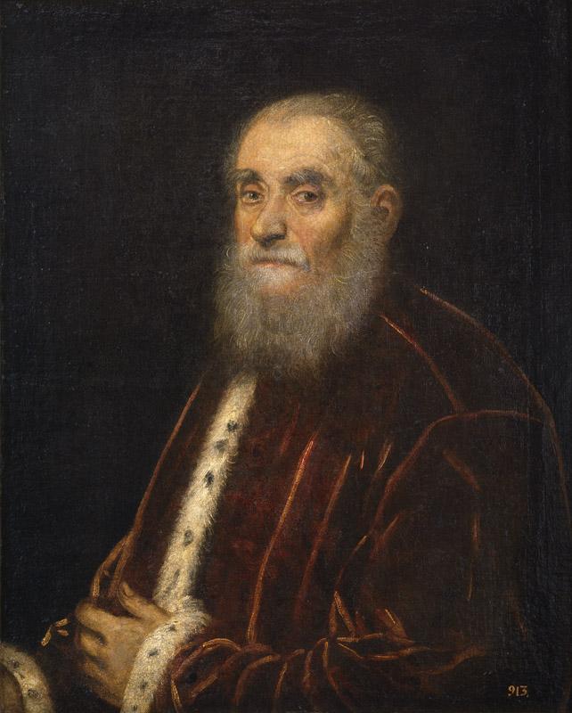 Tintoretto, Jacopo Robusti-Marco Grimani-77 cm x 63 cm