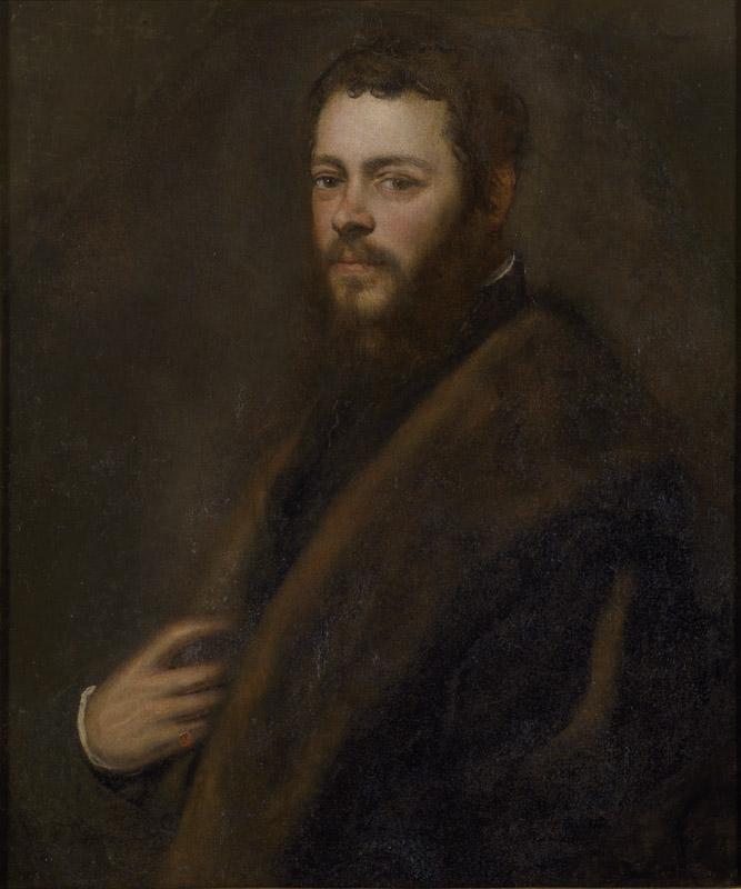 Tintoretto, Jacopo Robusti-Un patricio veneciano-78 cm x 65 cm