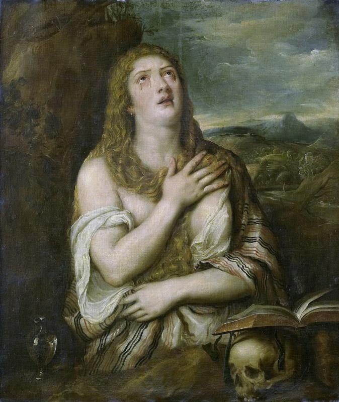 Titiaan -- De boetvaardige Maria Magdalena, 1550-1750