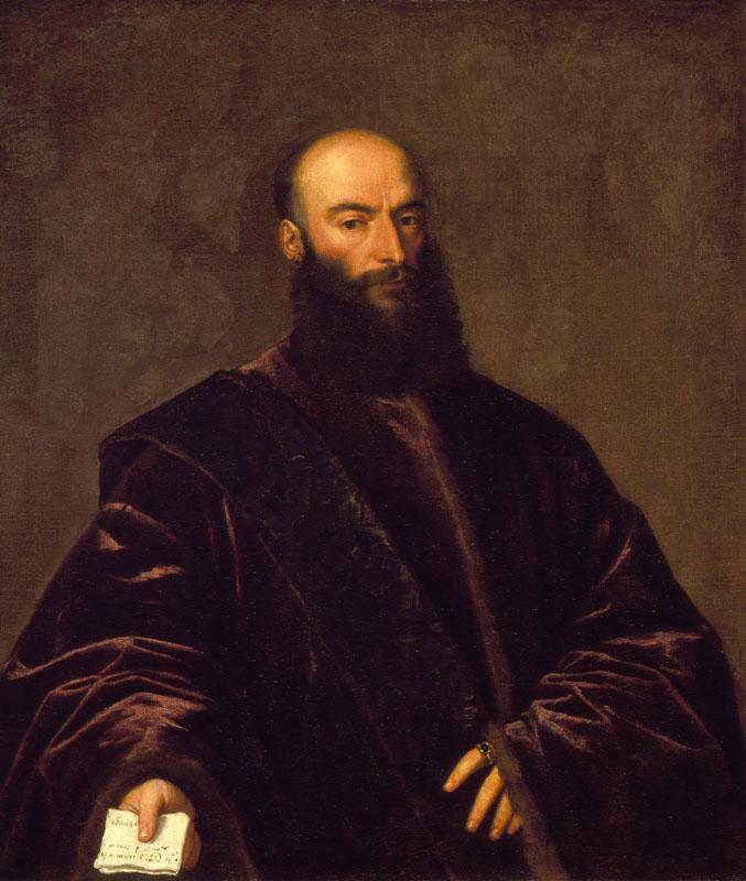 Titian (Tiziano Vecellio) - Portrait of Giacomo Dolfin