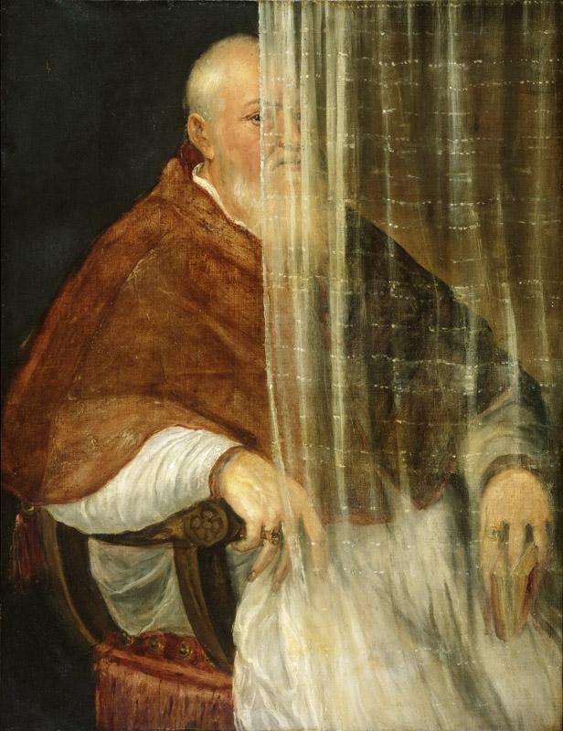 Titian (Tiziano Vecellio), Italian (active Venice), first securely documented 1508, died 1576 -- Portrait of Cardinal Filippo Archinto