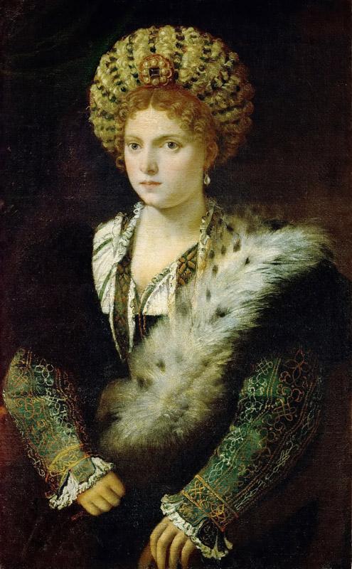 Titian -- Isabella d Este