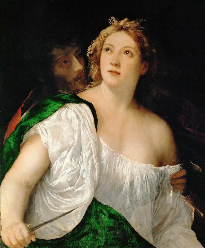Titian -- Lucretia and Her Consort