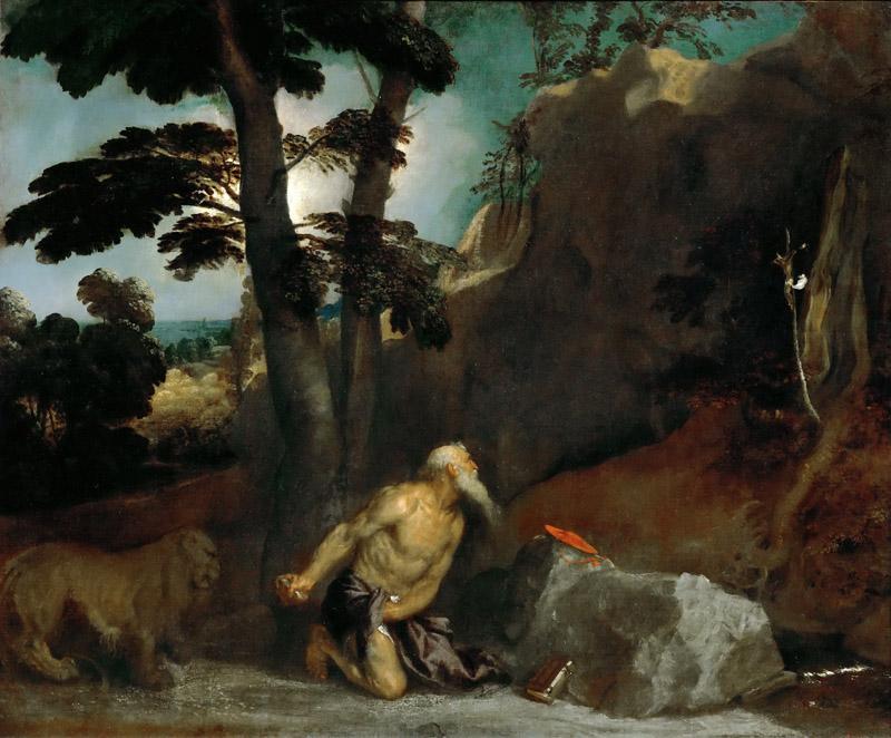 Titian -- Saint Jerome Penitent