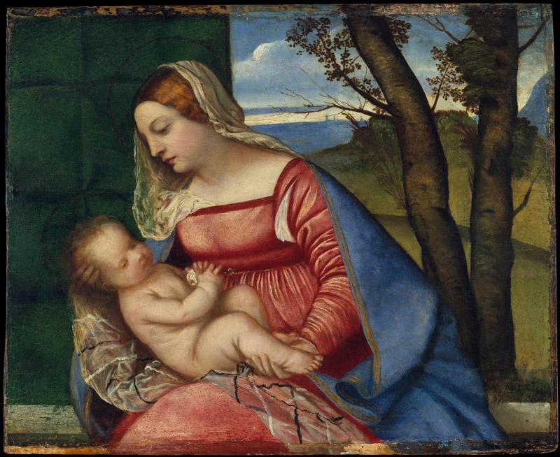 Titian--Madonna and Child