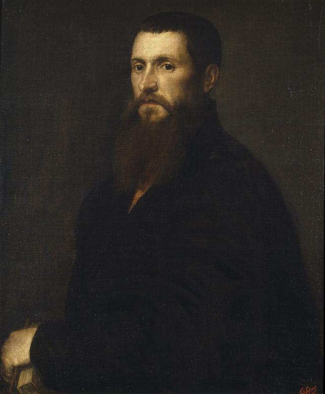 Tiziano, Vecellio di Gregorio-Daniello Barbaro, patriarca de Aquileya-81 cm x 69 cm