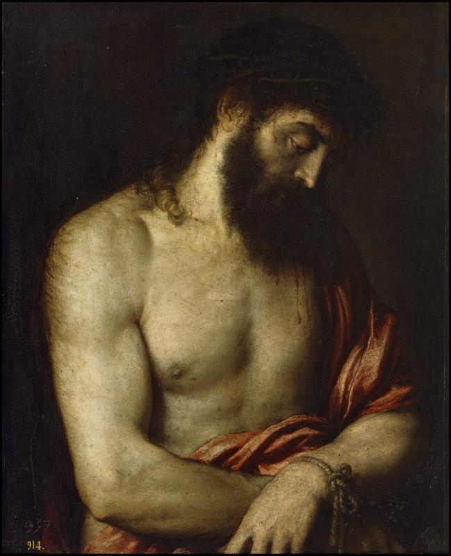 Tiziano, Vecellio di Gregorio-Ecce Homo-69 cm x 56 cm