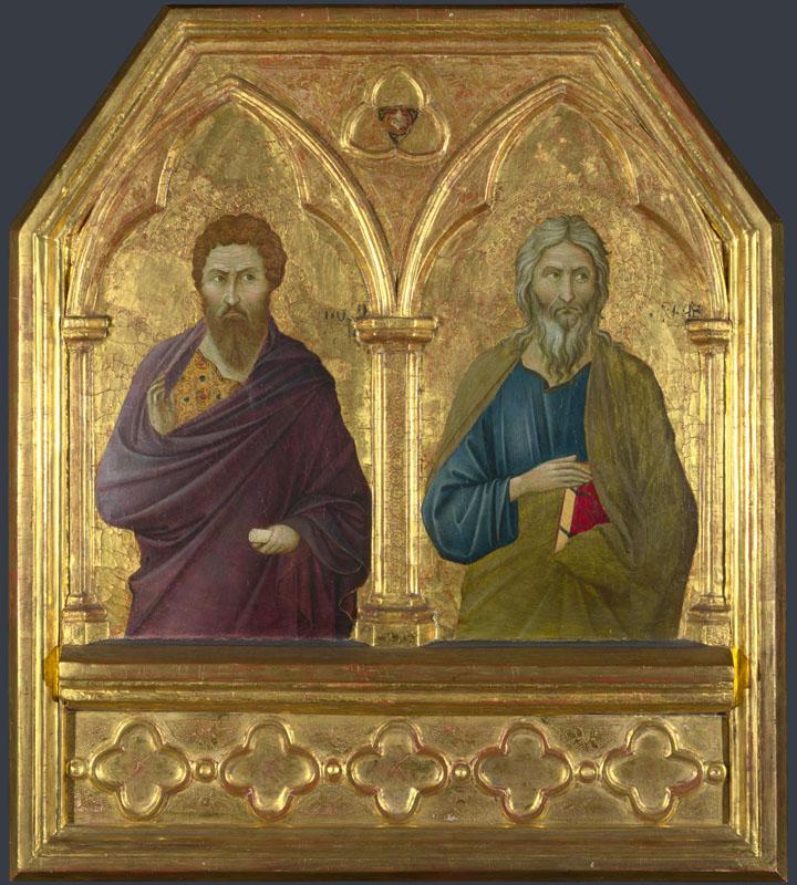 Ugolino di Nerio - Saint Bartholomew and Saint Andrew