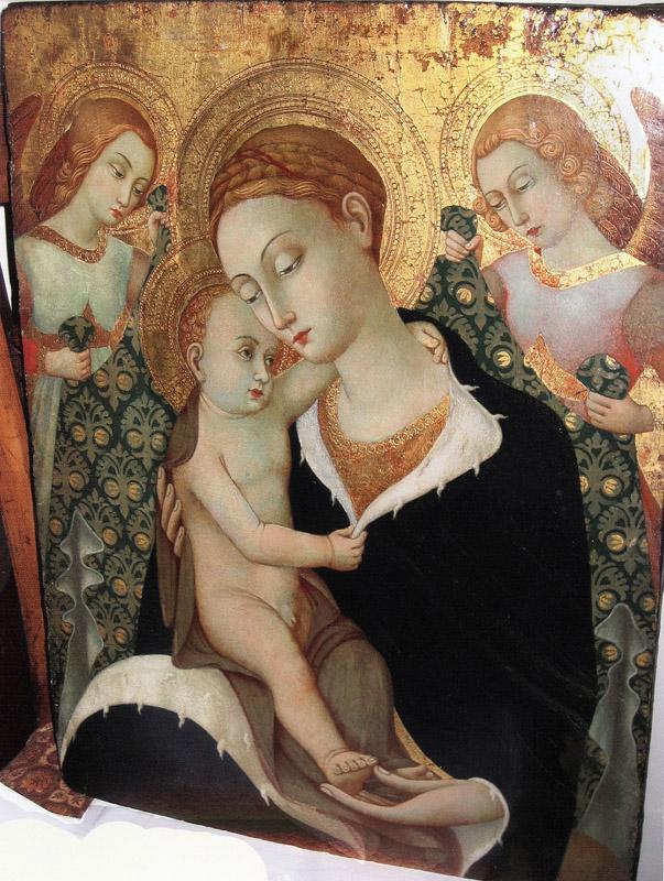 Umberto Giunti--Madonna and Child with Two Angels